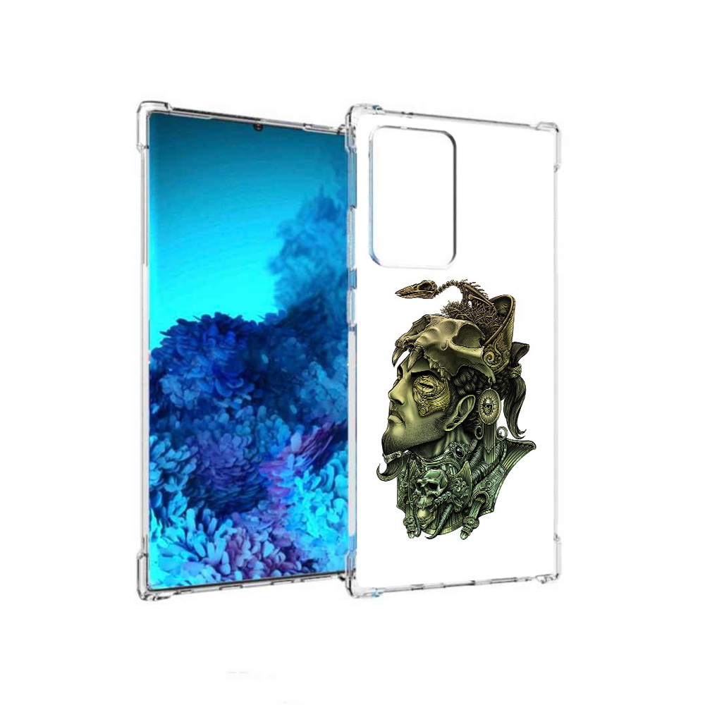 

Чехол MyPads Tocco для Samsung Galaxy Note 20 Ultra бронзовый воин (PT151896.552.248), Прозрачный, Tocco