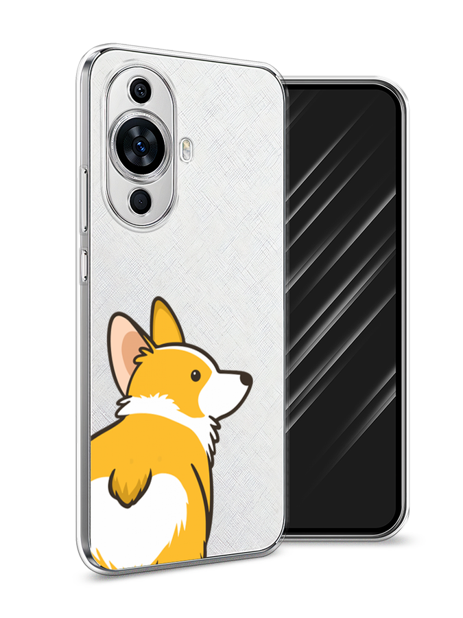 

Чехол Awog на Huawei Nova 11 "Корги следуй за мной", Желтый;бежевый;белый, 6121250-2