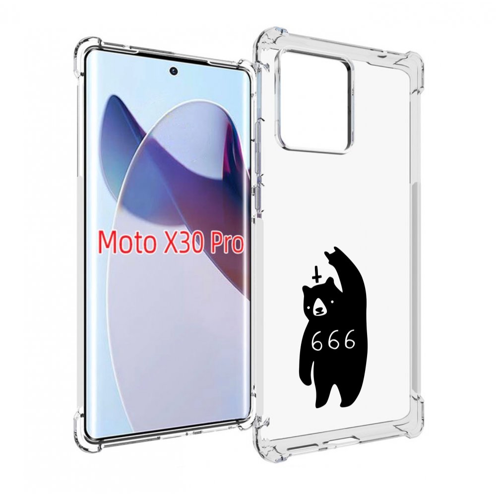 

Чехол MyPads медведь 666 для Motorola Moto X30 Pro, Прозрачный, Tocco