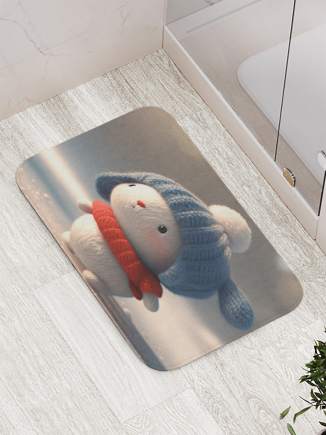 

bath_427872 Коврик противоскользящий для ванной, сауны, бассейна, 77х52 см