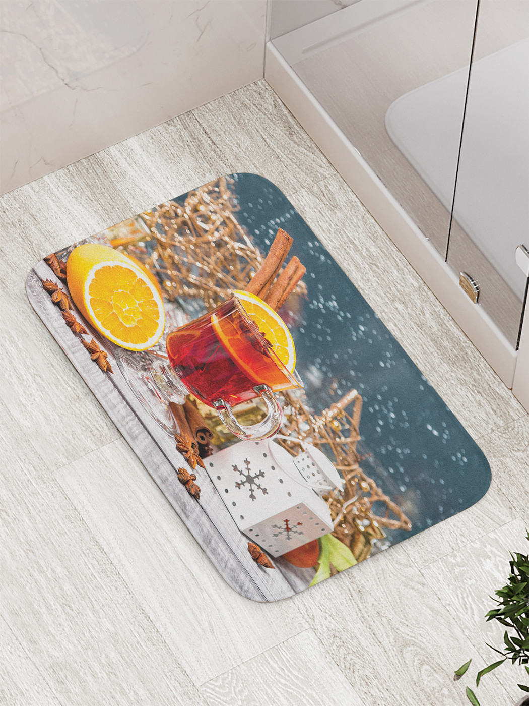 

bath_427870 Коврик противоскользящий для ванной, сауны, бассейна, 77х52 см