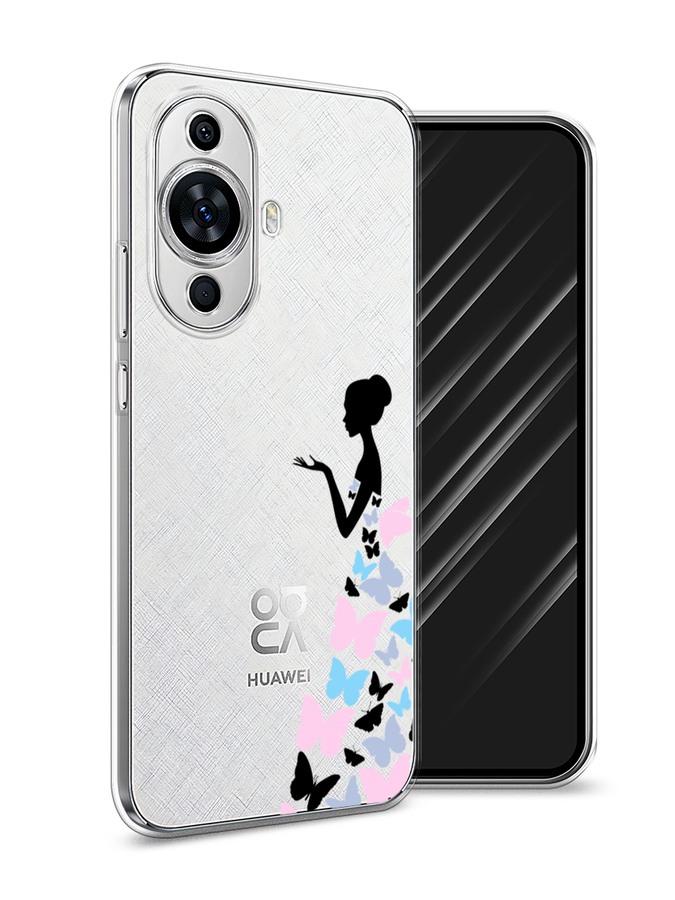 

Чехол Awog на Huawei Nova 11 "Платье из бабочек", Белый;розовый, 6121250-1