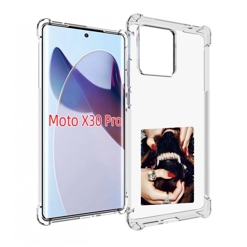 

Чехол MyPads маникюр для Motorola Moto X30 Pro, Прозрачный, Tocco