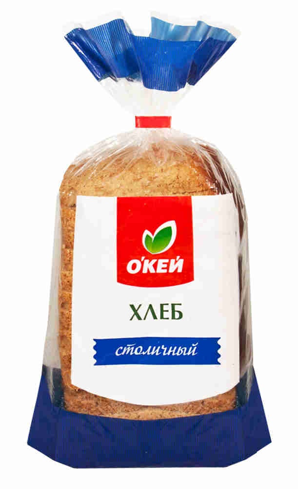 

Хлеб серый О'Кей Столичный BIO 300 г, Столичный