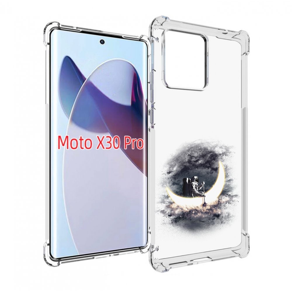 

Чехол MyPads лунный путешественник для Motorola Moto X30 Pro, Прозрачный, Tocco