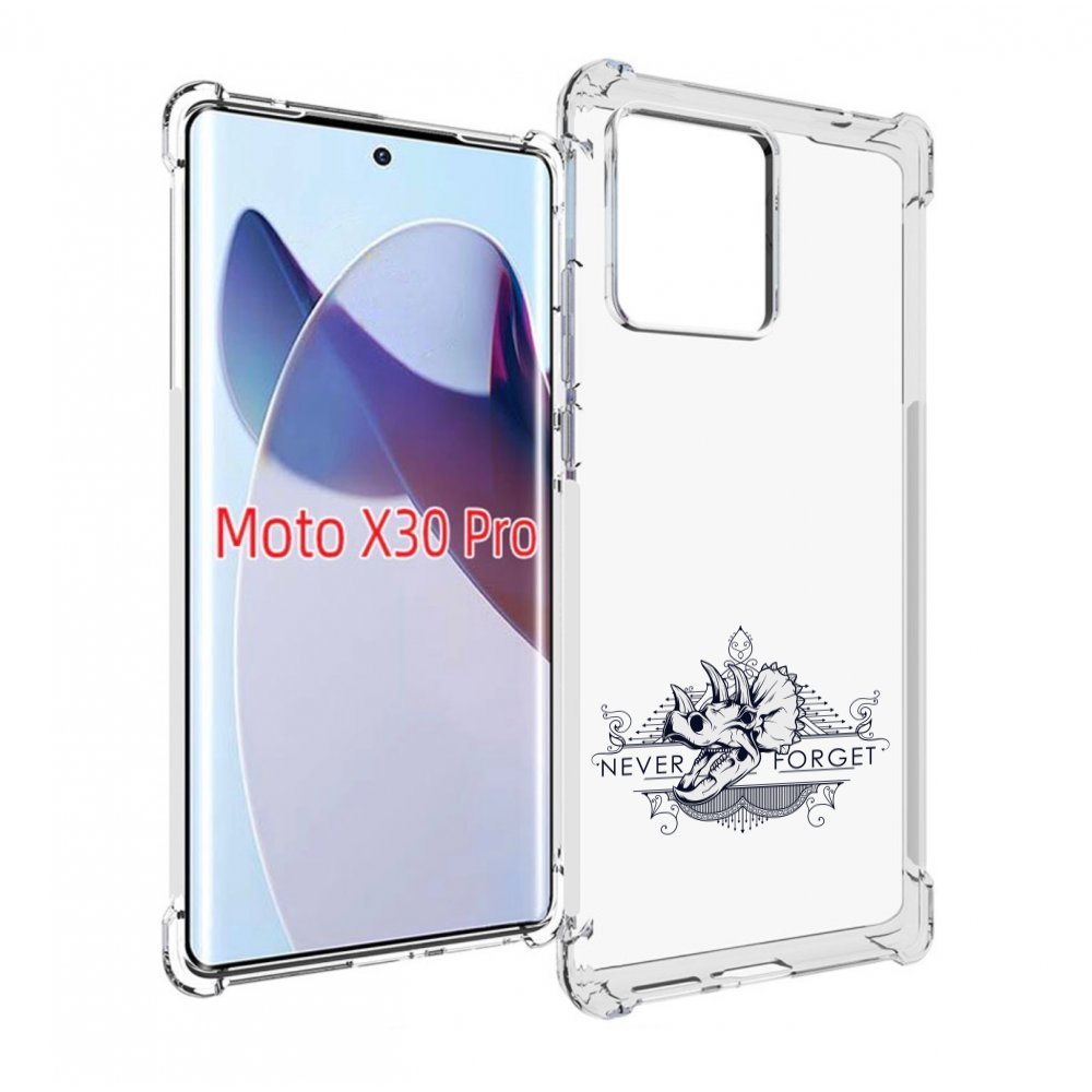 

Чехол MyPads логотип носорога никогда не забуду для Motorola Moto X30 Pro, Прозрачный, Tocco
