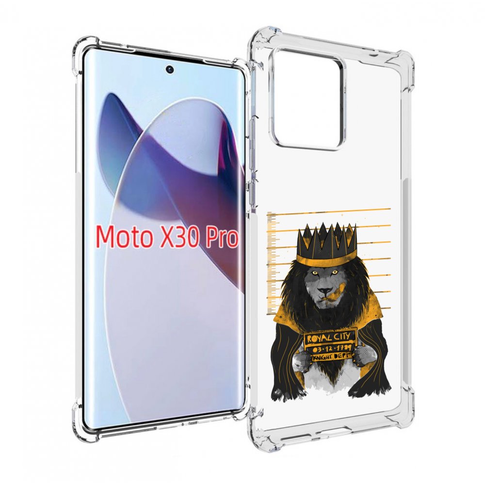 

Чехол MyPads лев в законе для Motorola Moto X30 Pro, Прозрачный, Tocco