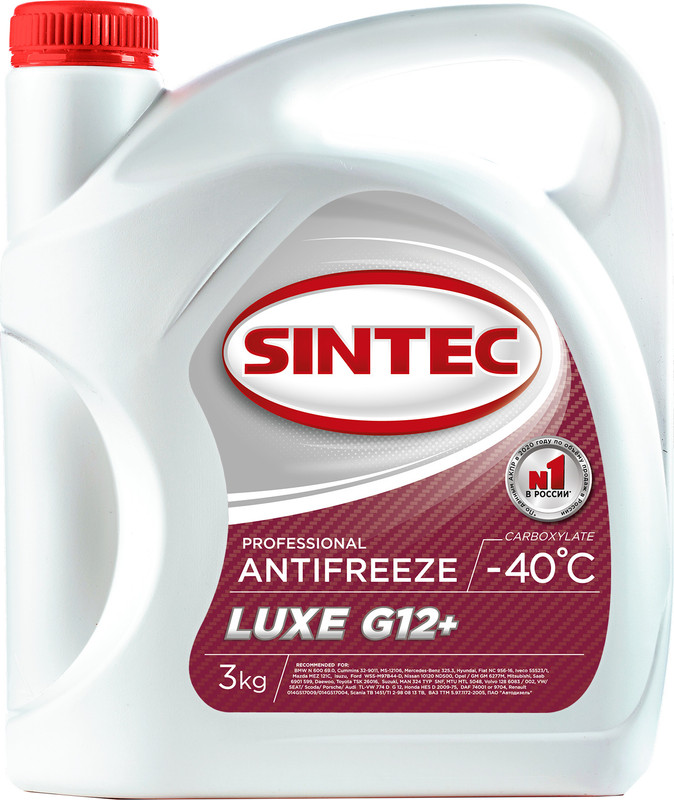 

Антифриз Sintec красный СИНТЕК ANTIFREEZE LUXE G12 Р990464