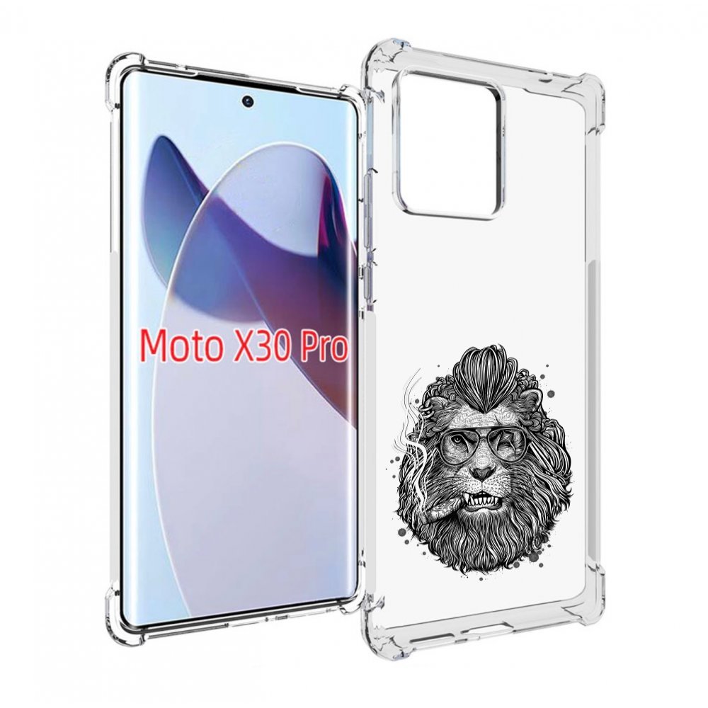 

Чехол MyPads курящий лев для Motorola Moto X30 Pro, Прозрачный, Tocco