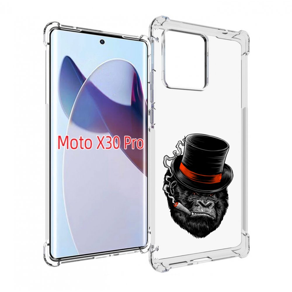 

Чехол MyPads дизайнерская горилла для Motorola Moto X30 Pro, Прозрачный, Tocco