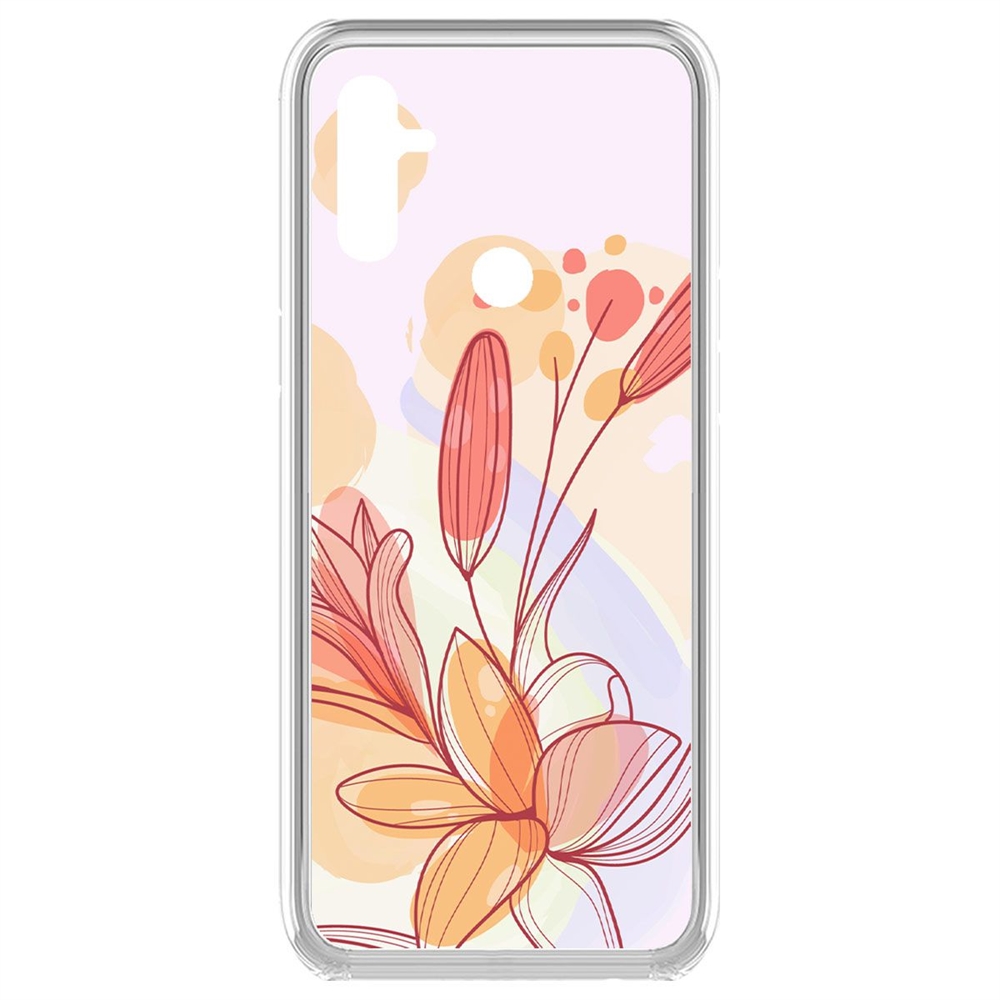

Чехол-накладка Krutoff Clear Case Фантазия для Realme C3, Прозрачный
