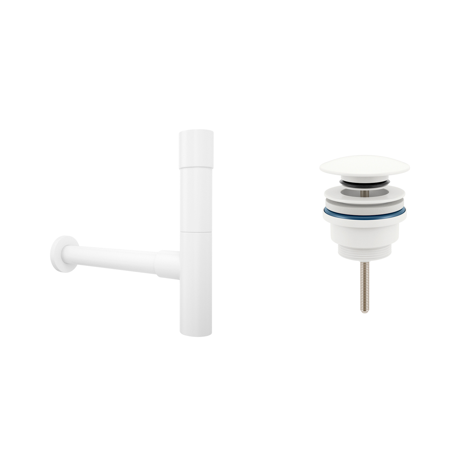 

Набор Wellsee Drainage System 182118003, сифон, донный клапан, цвет матовый белый