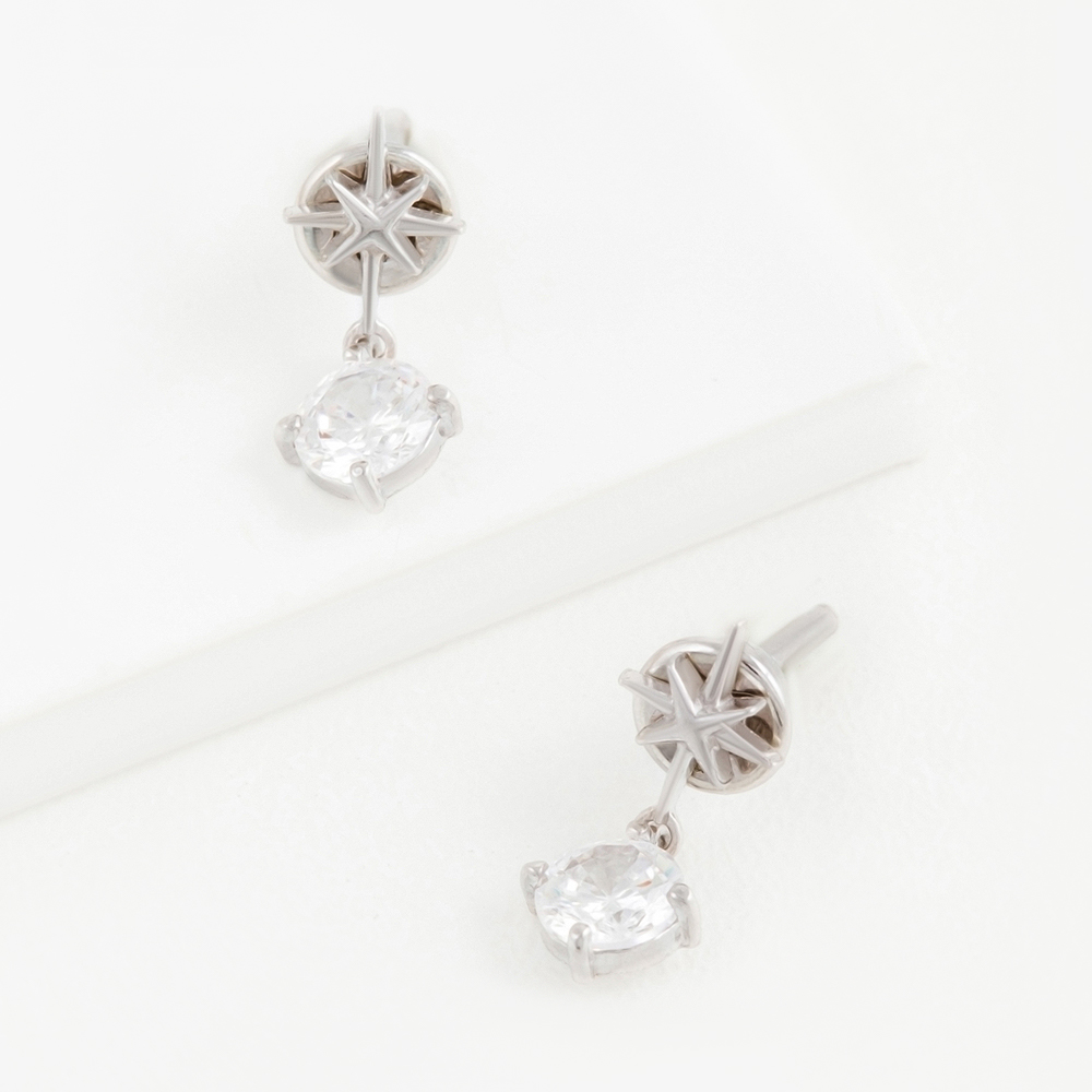 

Серьги женские из серебра НАШЕ ЗОЛОТО ЗК6101109-00775, фианит, ЗК6101109-00775