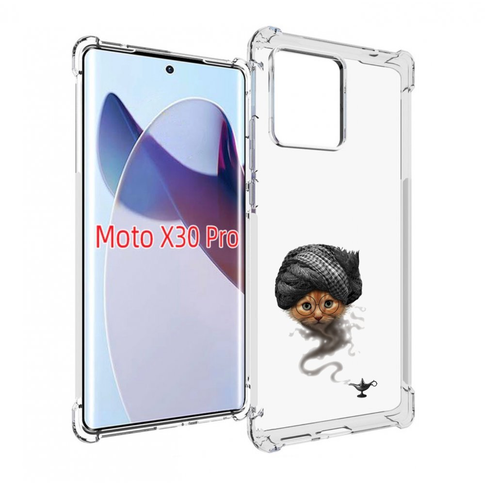 

Чехол MyPads кот джин для Motorola Moto X30 Pro, Прозрачный, Tocco