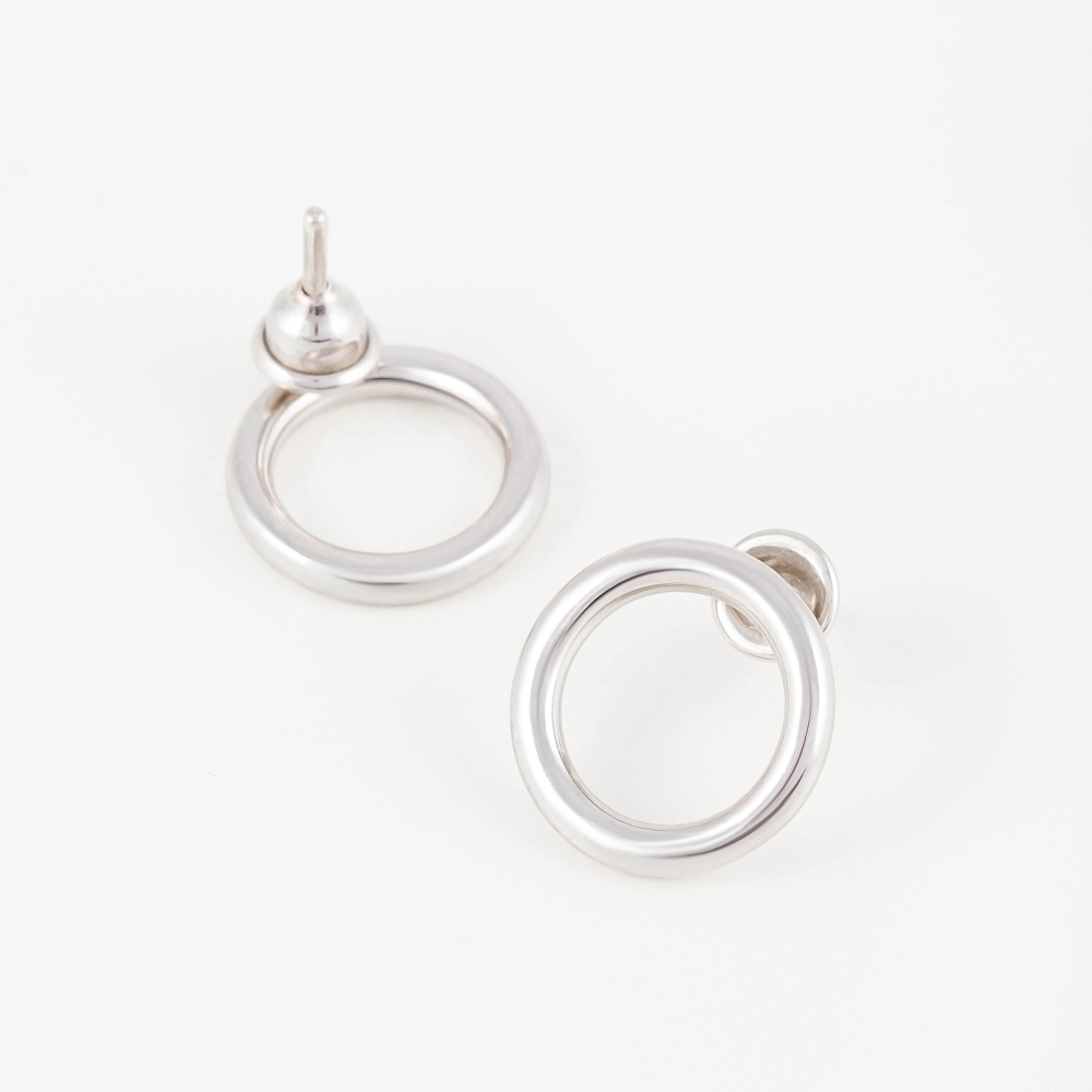 

Серьги-пусеты из серебра НАШЕ ЗОЛОТО ЗК6001375-00245, без вставки, ЗК6001375-00245