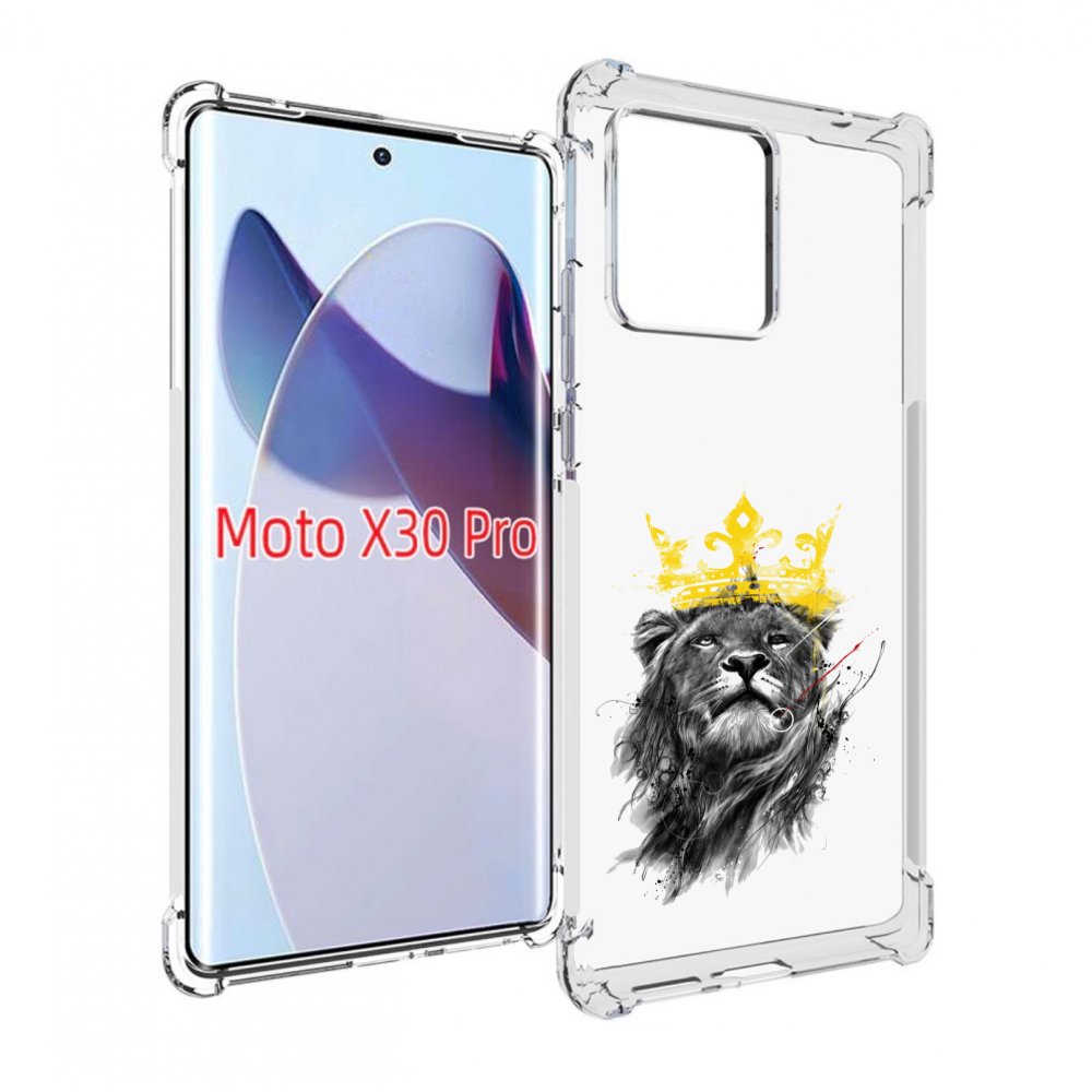 

Чехол MyPads король-лев для Motorola Moto X30 Pro, Прозрачный, Tocco