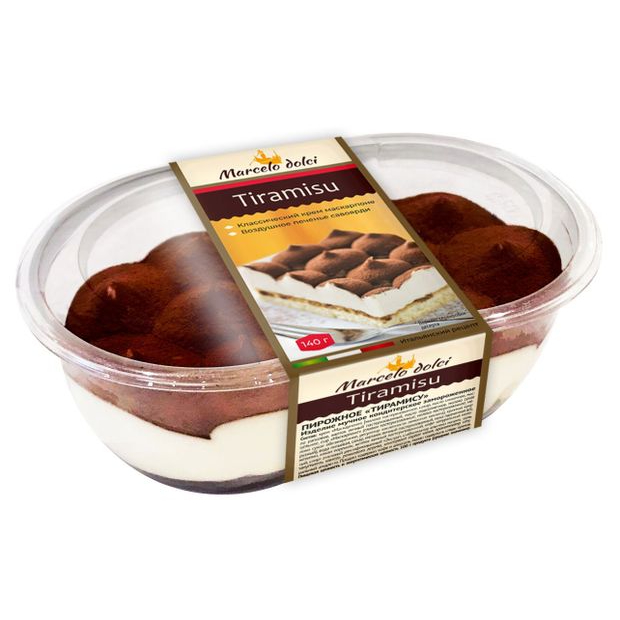 Пирожное Marcelo Dolci Tiramisu 140 г