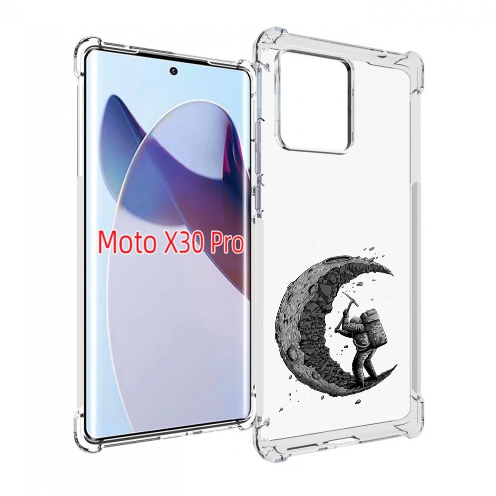 

Чехол MyPads камненная луна для Motorola Moto X30 Pro, Прозрачный, Tocco