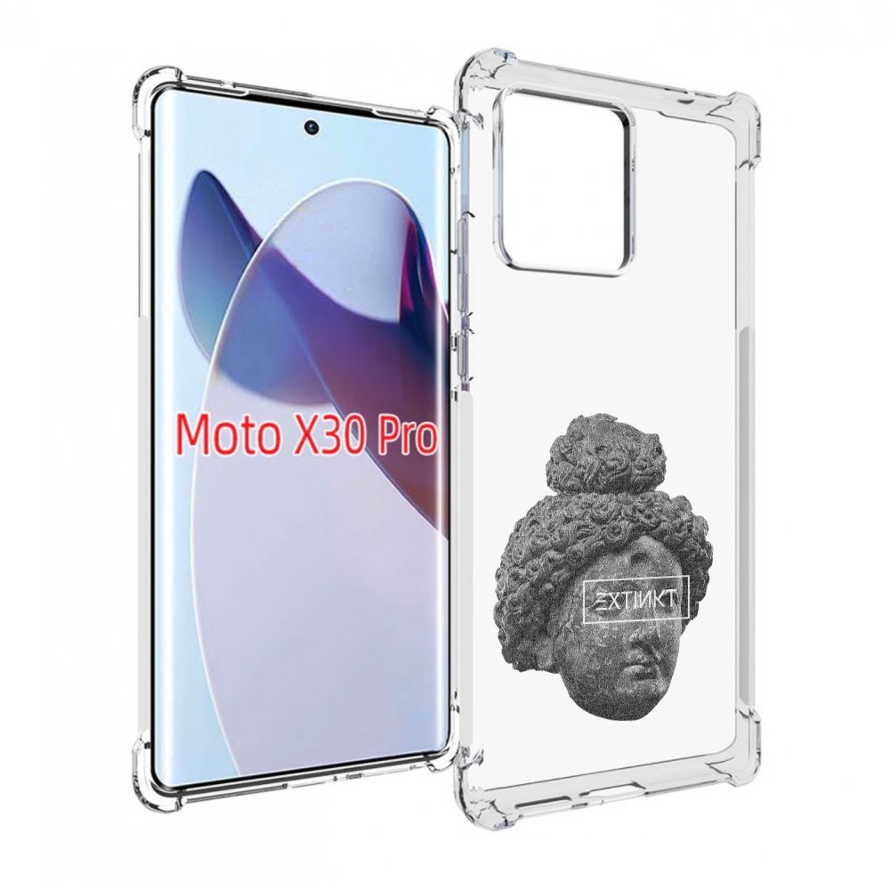 

Чехол MyPads каменное лицо девушки для Motorola Moto X30 Pro, Прозрачный, Tocco