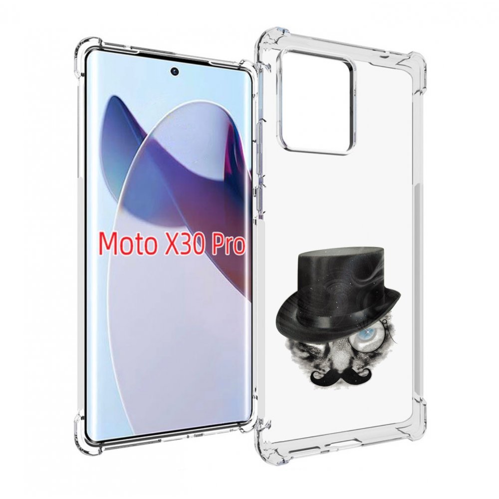 

Чехол MyPads интелегентный кот для Motorola Moto X30 Pro, Прозрачный, Tocco