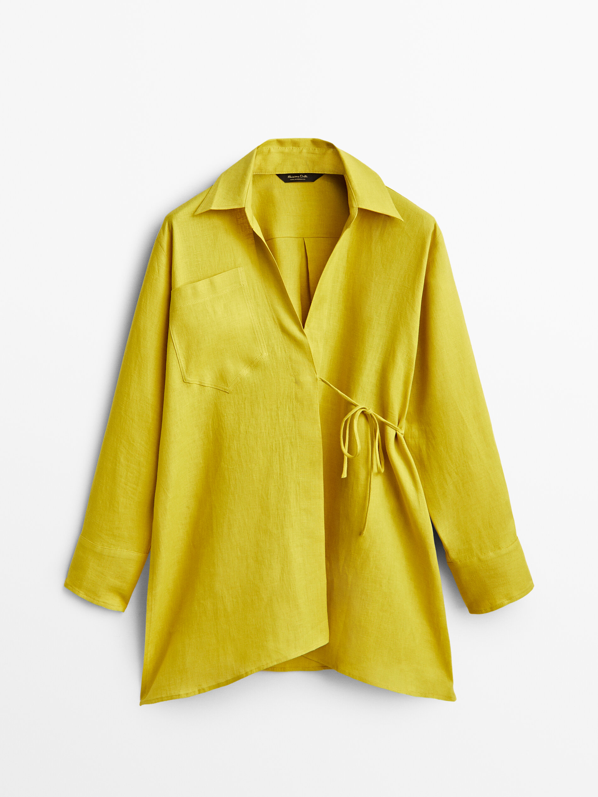 

Блуза женская Massimo Dutti 06007578577 зеленая S, 06007578577