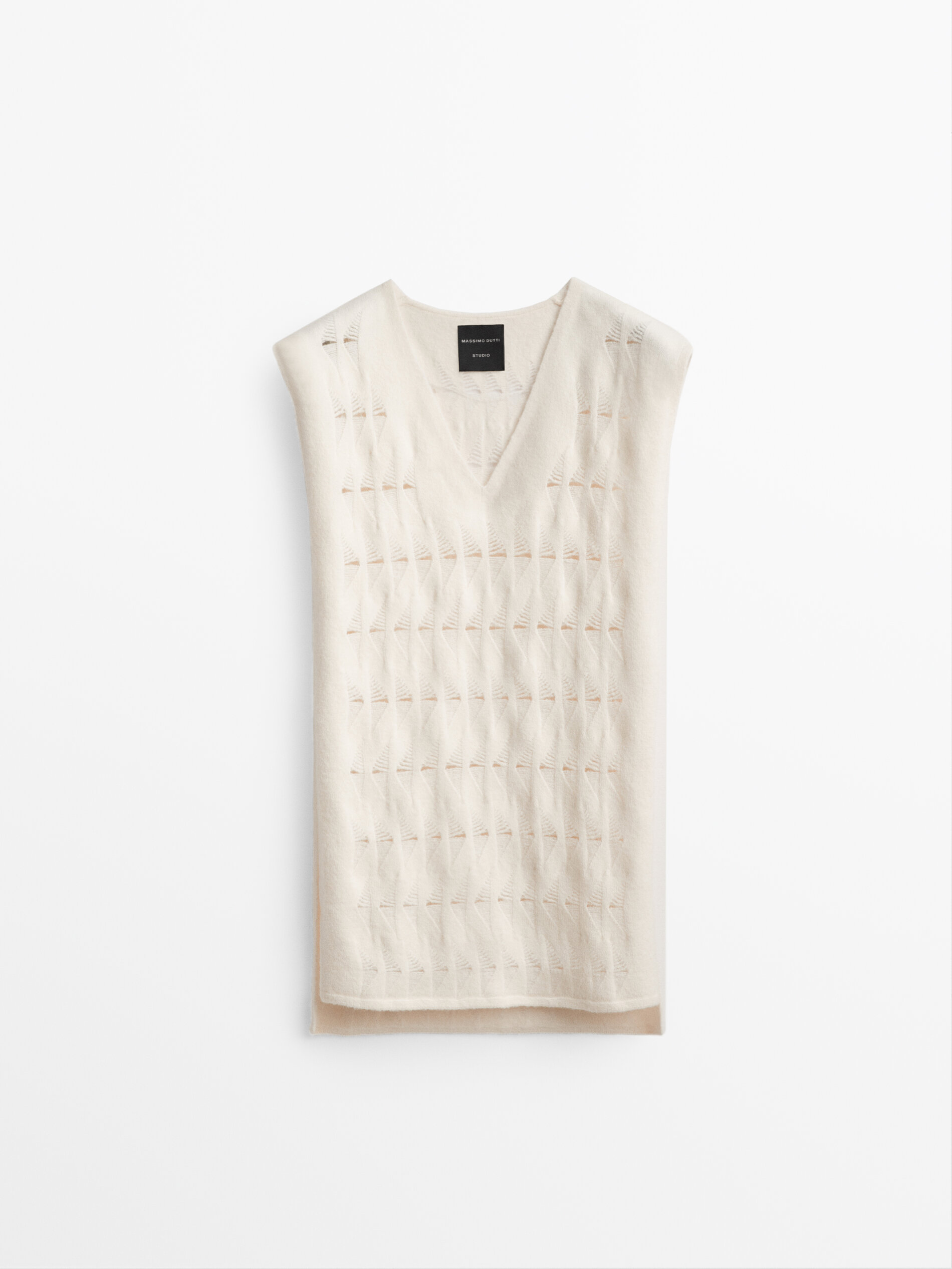 

Топ женский Massimo Dutti 09101953712 белый L, 09101953712
