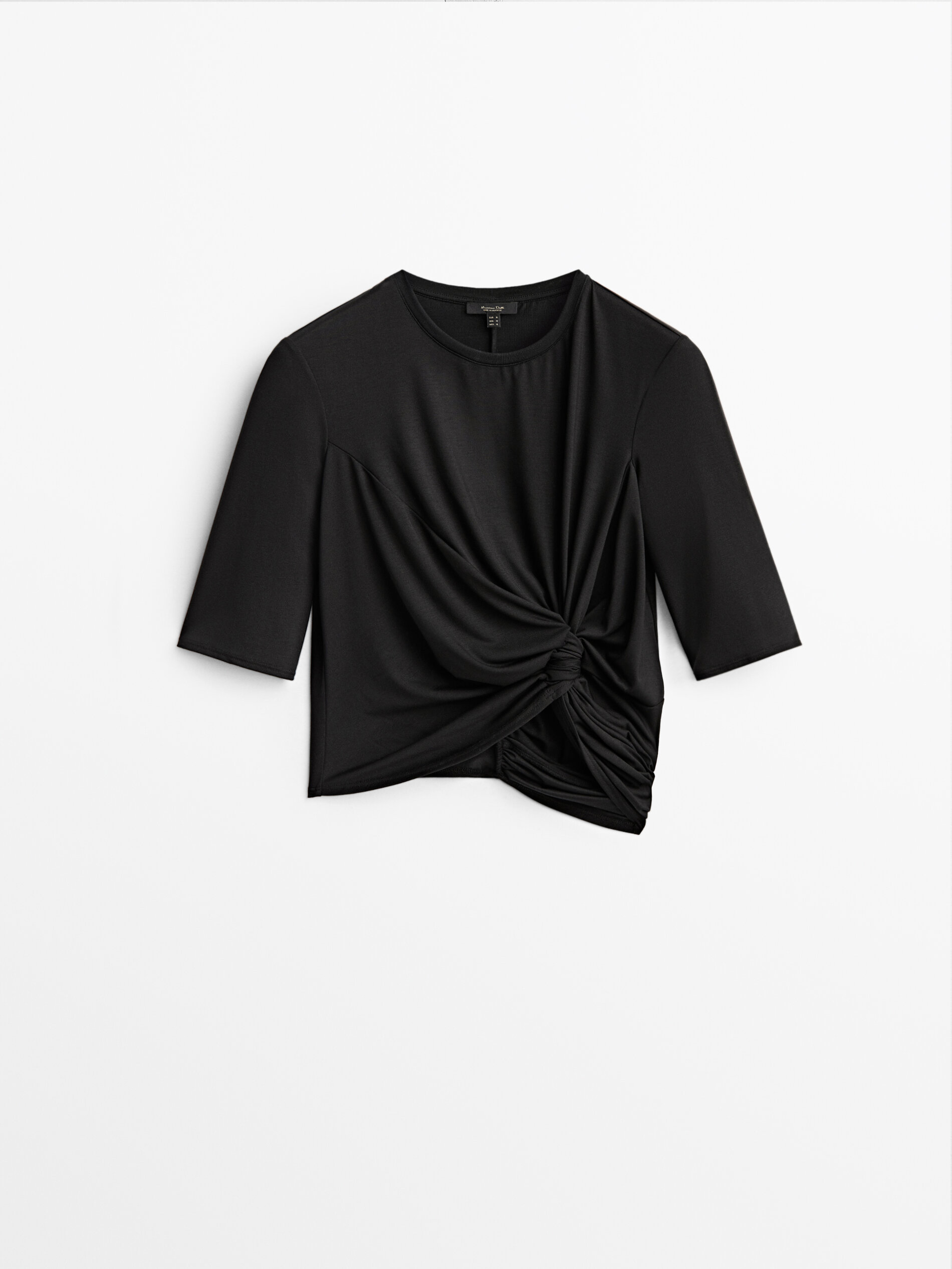 

Топ женский Massimo Dutti 06879916800 черный XS, 06879916800