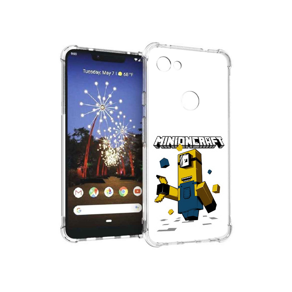 

Чехол MyPads Tocco для Google Pixel 3 XL миньон, Прозрачный, Tocco