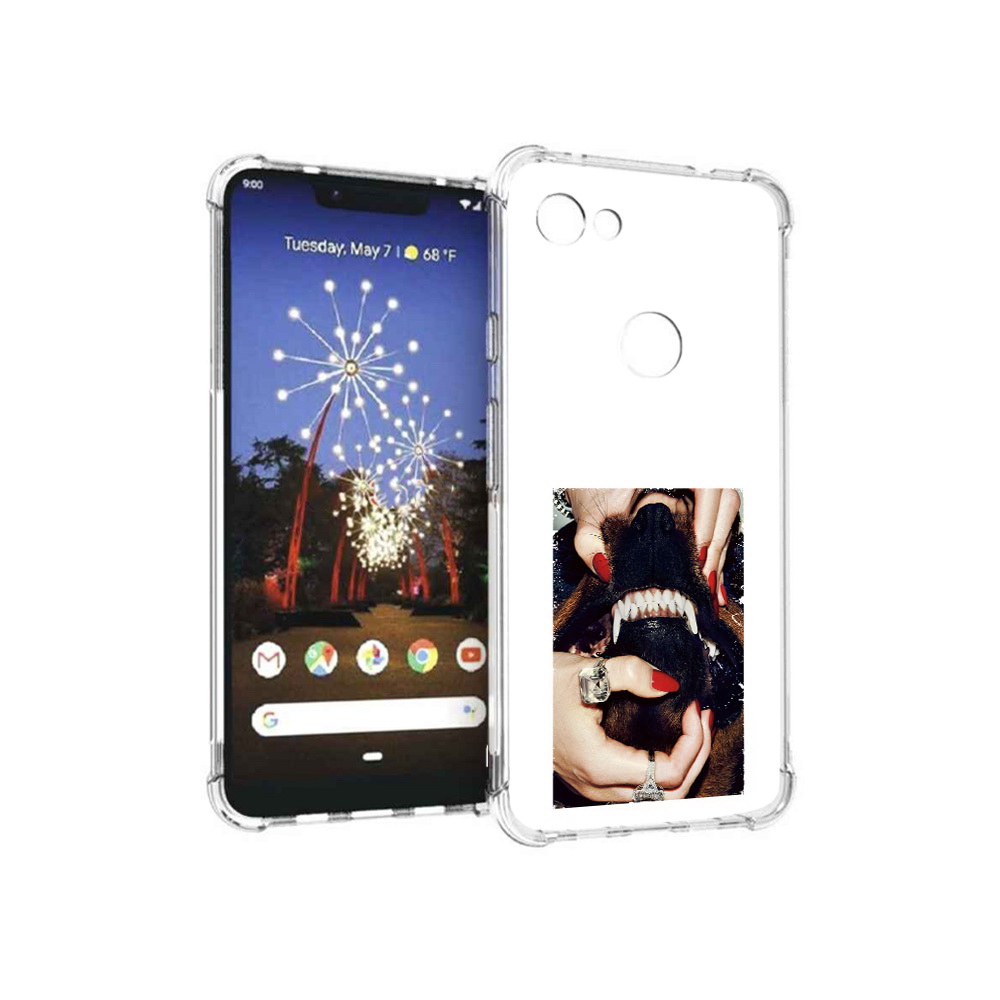 

Чехол MyPads Tocco для Google Pixel 3 XL маникюр, Прозрачный, Tocco