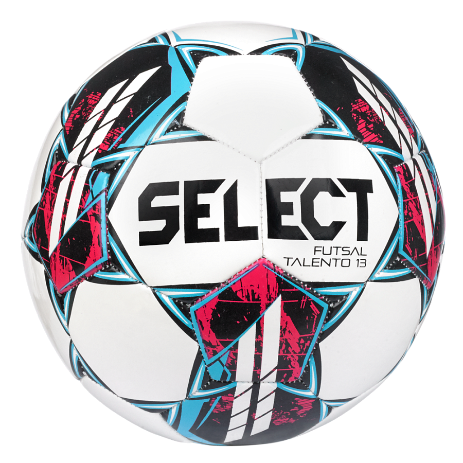 Детский футзальный мяч Select Futsal Talento 13 v22, 57-59 см, бело-голубой