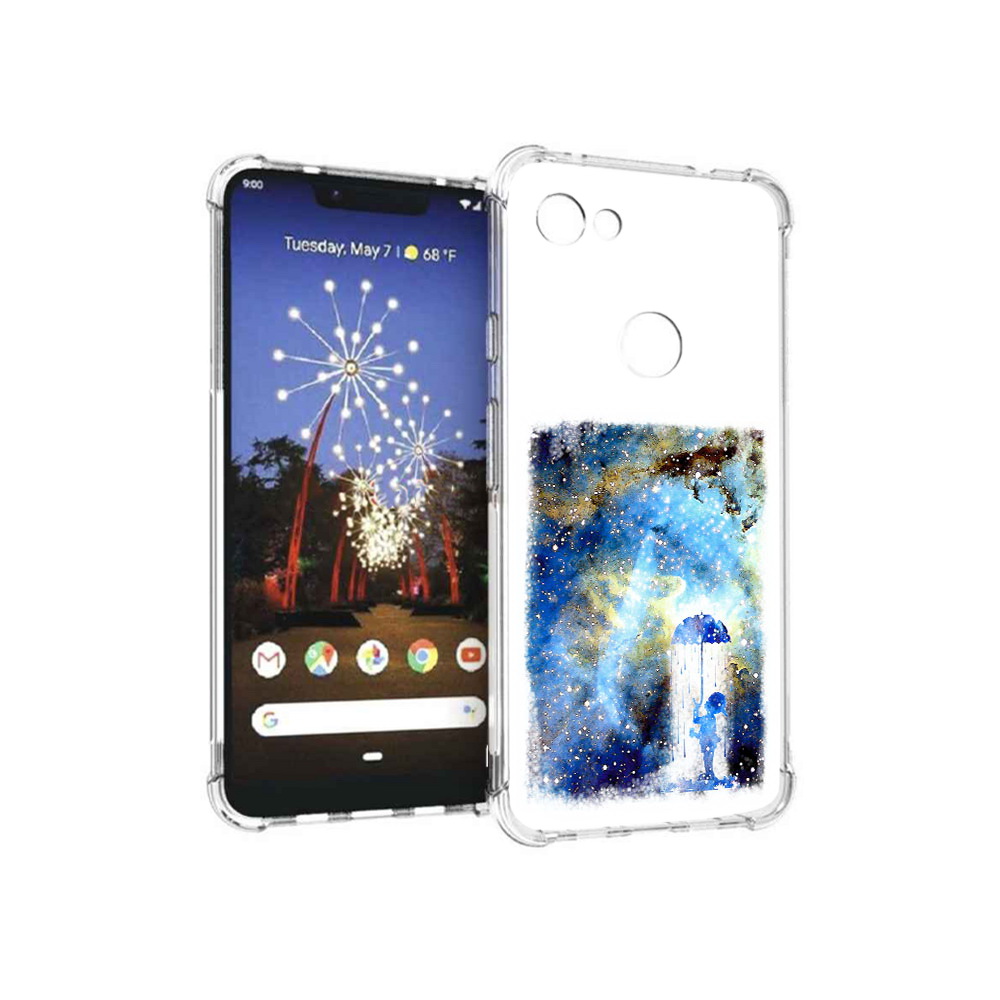 

Чехол MyPads Tocco для Google Pixel 3 XL мальчик в небе, Прозрачный, Tocco