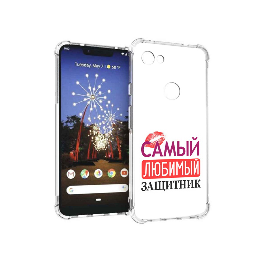 

Чехол MyPads Tocco для Google Pixel 3 XL любимый защитник, Прозрачный, Tocco