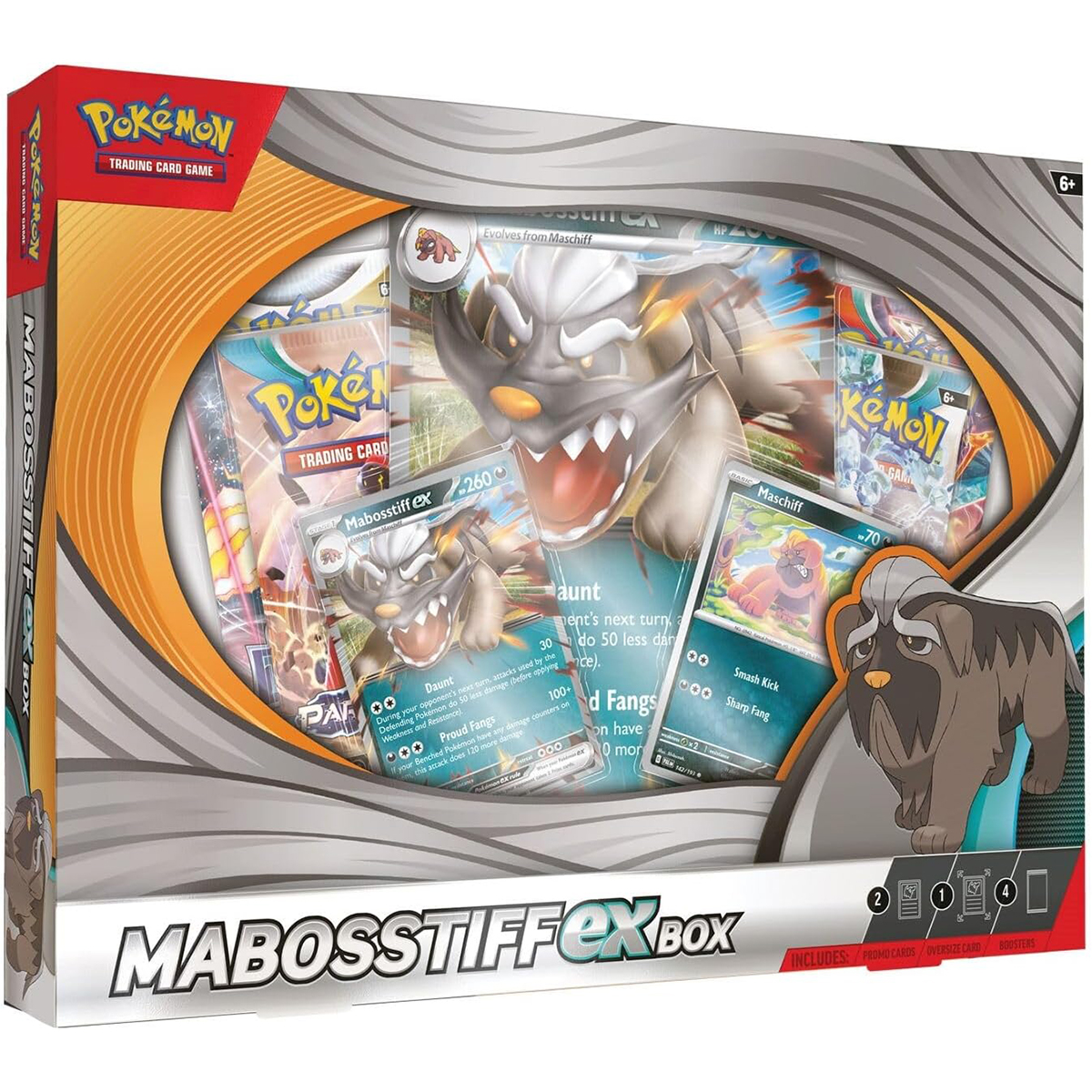 

Настольная игра Nintendo Pokemon TCG: EX Box Mabosstiff Покемон Scarlet & Violet англ, TCG