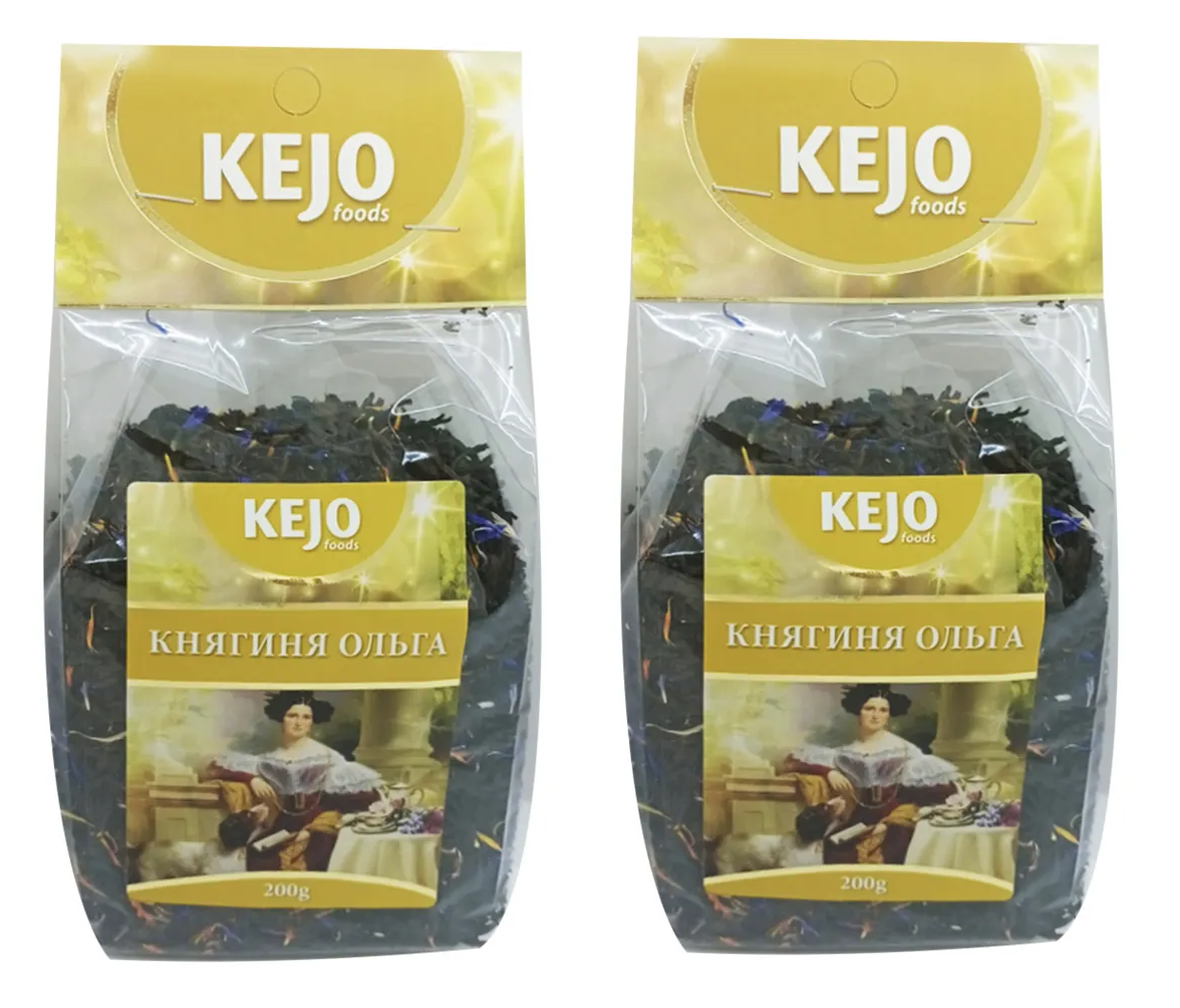 Чай черный KEJO foods, княгиня Ольга, 200 г х 2 шт