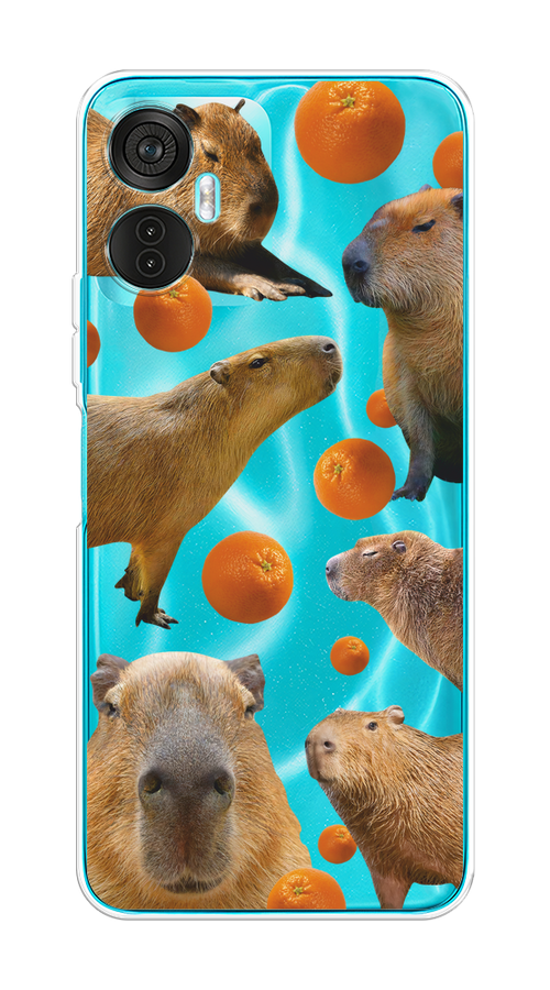 

Чехол на Itel Vision 5 Plus "Капибара и апельсины", Бежевый;оранжевый, 3201150-1