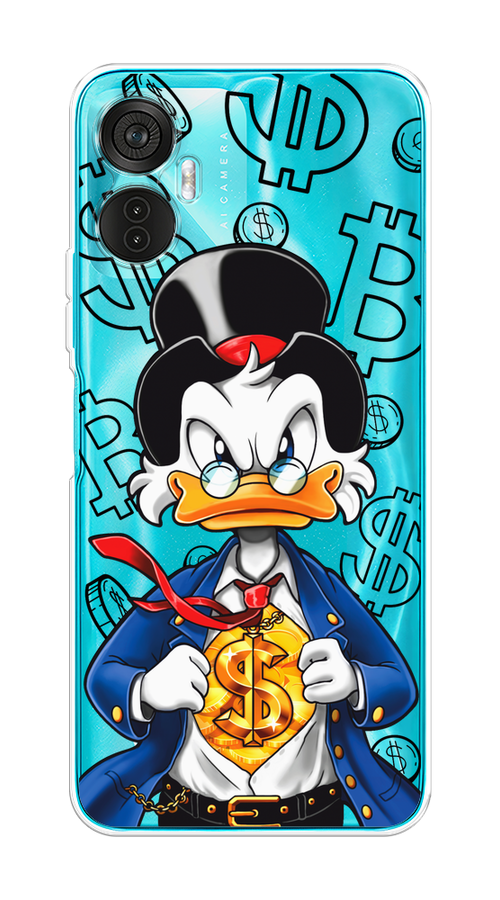 

Чехол на Itel Vision 5 Plus "Scrooge Goldman", Черный;белый;синий, 3201150-1
