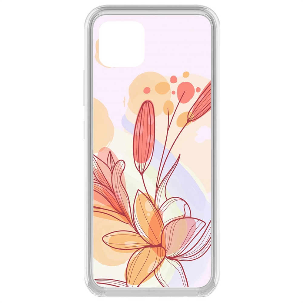 

Чехол-накладка Krutoff Clear Case Фантазия для Realme C11