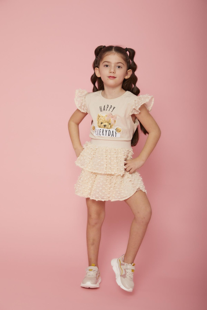

Футболка для девочки LittleStar L11622Y2278 пудровый 6-7 лет (доставка из-за рубежа), L11622Y2278