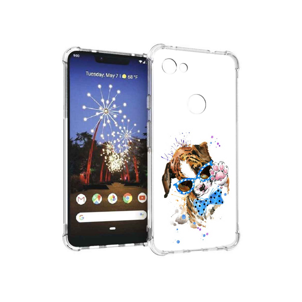 

Чехол MyPads Tocco для Google Pixel 3 XL лапочка, Прозрачный, Tocco