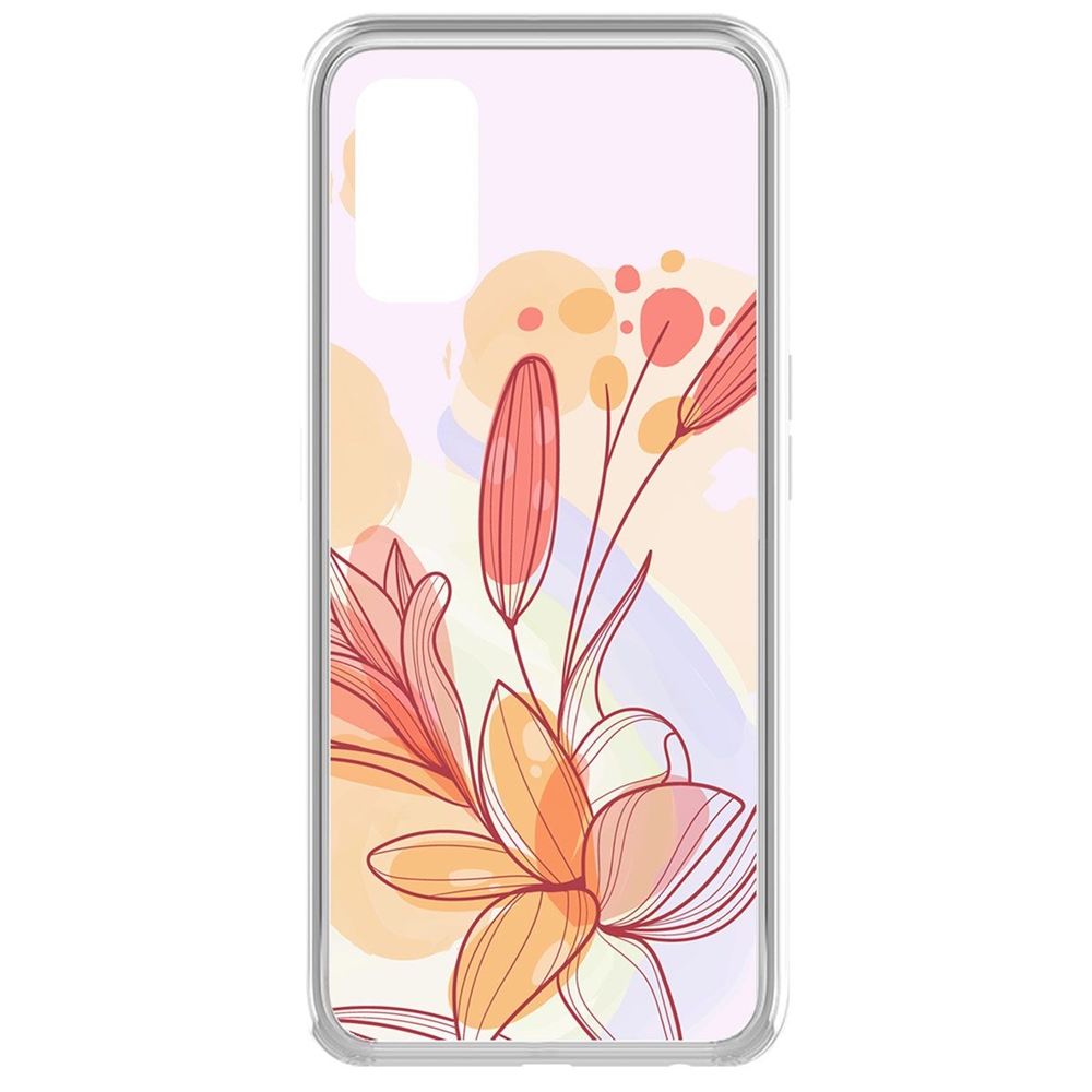 

Чехол-накладка Krutoff Clear Case Фантазия для Realme 7 Pro