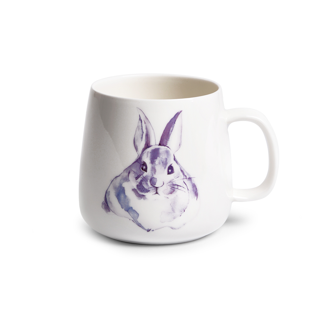 

Кружка Fissman Provence Rabbit 400 мл фарфор 13956_