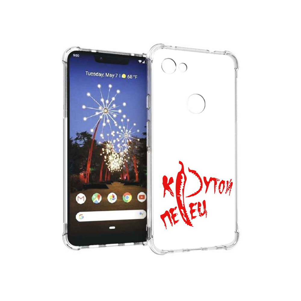 

Чехол MyPads Tocco для Google Pixel 3 XL крутой перец, Прозрачный, Tocco