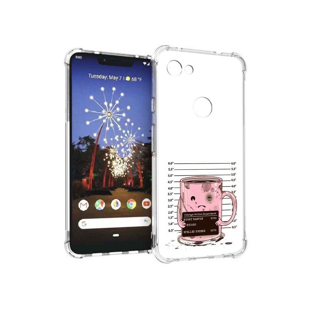 

Чехол MyPads Tocco для Google Pixel 3 XL кружка, Прозрачный, Tocco