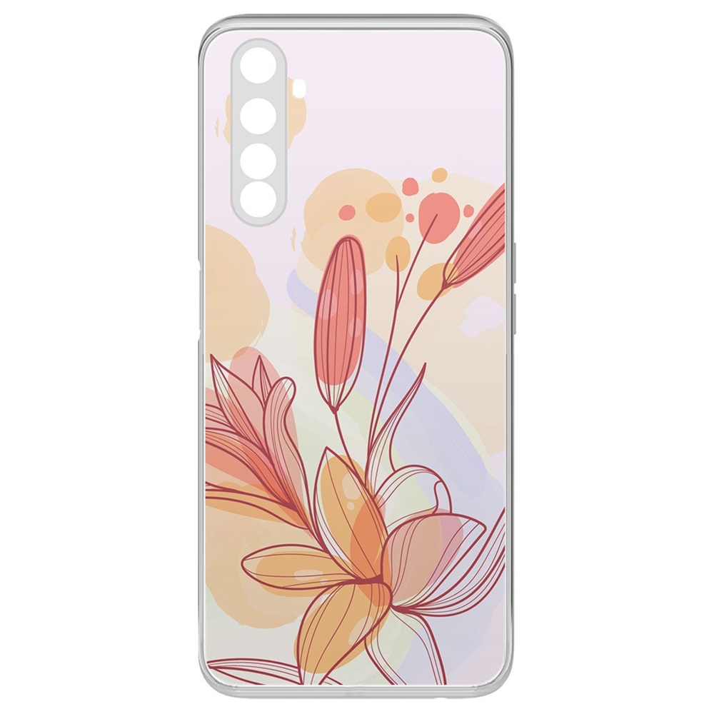 

Чехол-накладка Krutoff Clear Case Фантазия для Realme 6