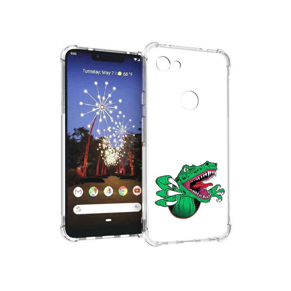 

Чехол MyPads Tocco для Google Pixel 3 XL крокодил, Прозрачный, Tocco