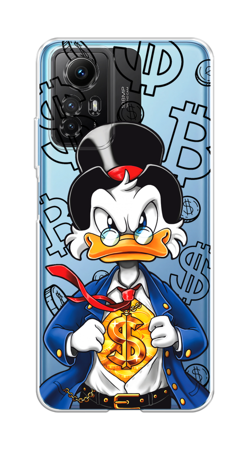 

Чехол на Xiaomi Redmi Note 12S "Scrooge Goldman", Черный;белый;синий, 318950-1