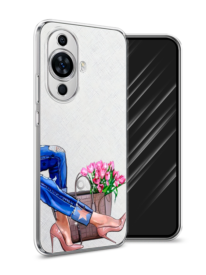 

Чехол Awog на Huawei Nova 11 "Каблучки", Синий, 6121250-7