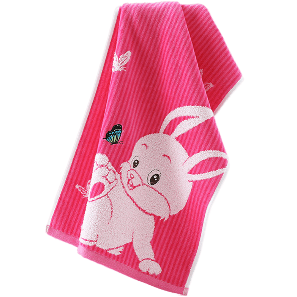 

Полотенце детское Shandong Kingshore Textile Co, Зайка с бабочкой 70*35 розовый RA1799, RA1799pink