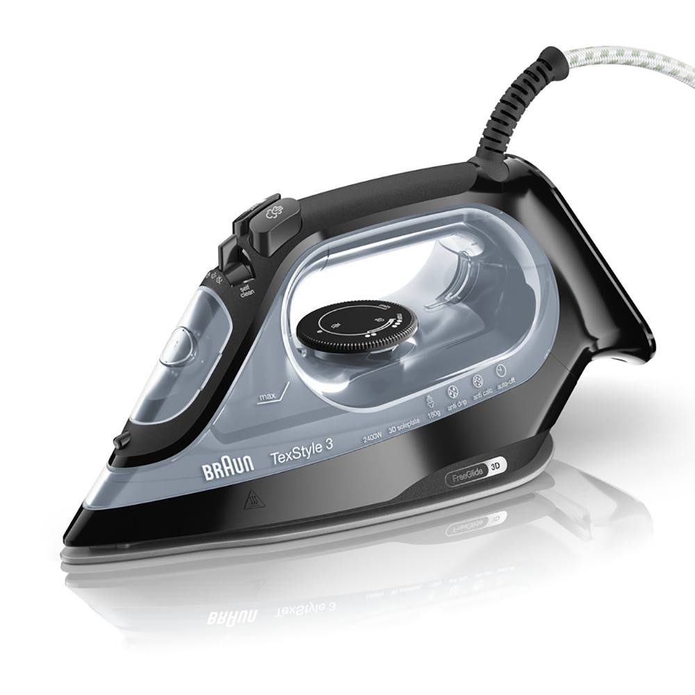 

Утюг Braun SI3055.BK черный, голубой, SI3055.BK