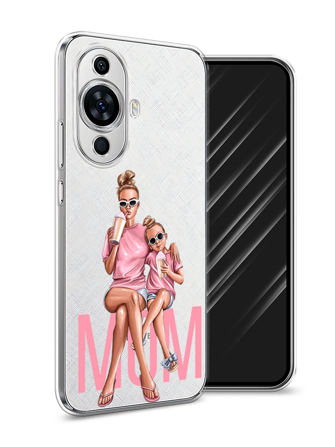 

Чехол Awog на Huawei Nova 11 "Lovely mom", Бежевый;розовый;прозрачный, 6121250-7